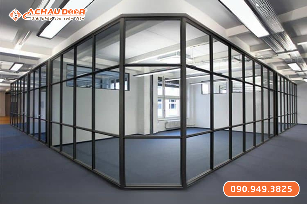 Vách Kính Khung Nhôm Maxpro Hệ 65