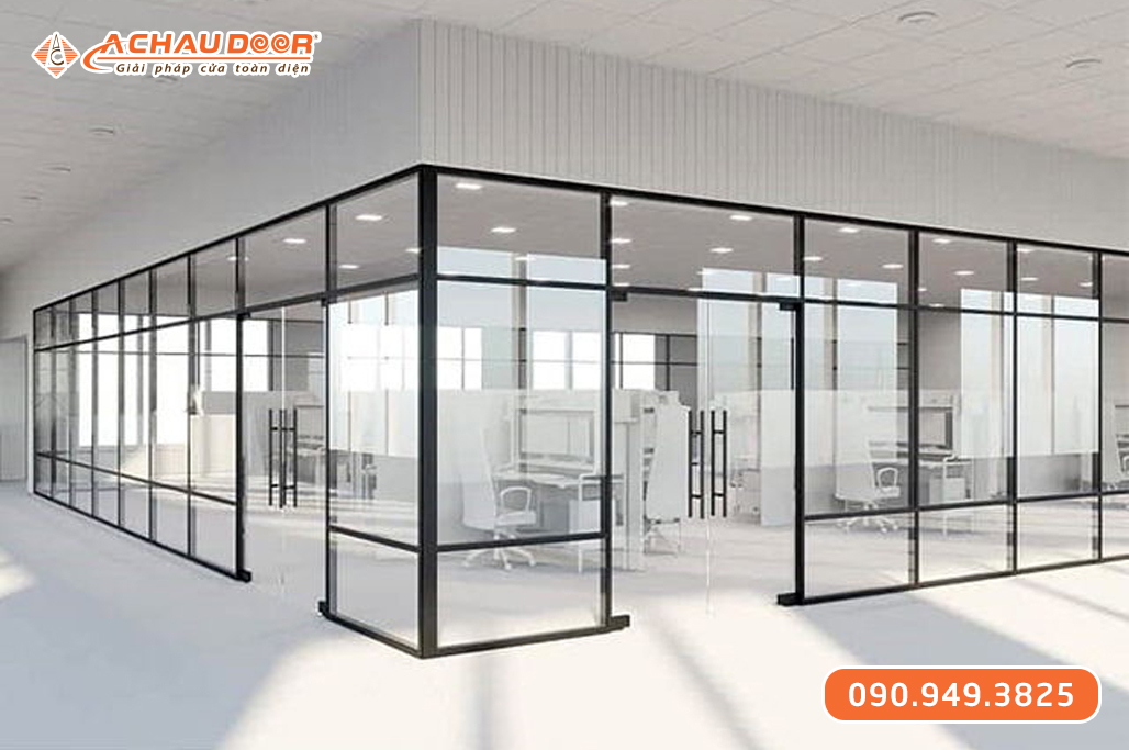 Vách Kính Khung Nhôm Maxpro Hệ 83