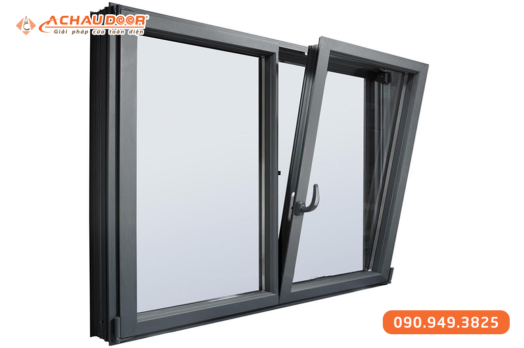 Cửa Sổ Quay Lật 2 Cánh Nhôm JMA Hệ 55