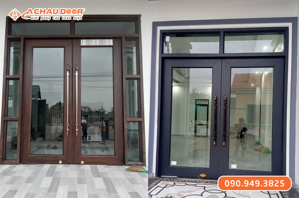 Cửa Nhôm Thủy Lực Bản 140