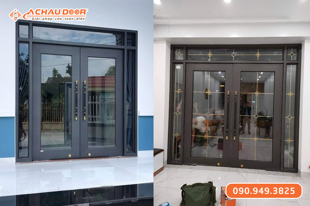 Cửa Nhôm Thủy Lực Bản 180