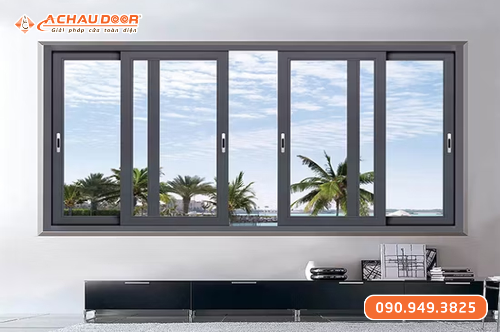 Cửa sổ lùa 4 cánh nhôm XingfaWindow Việt Nam