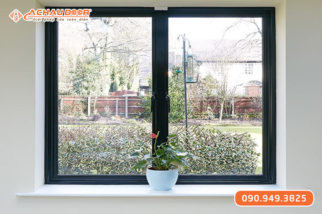 Cửa sổ mở quay 2 cánh nhôm XingfaWindow