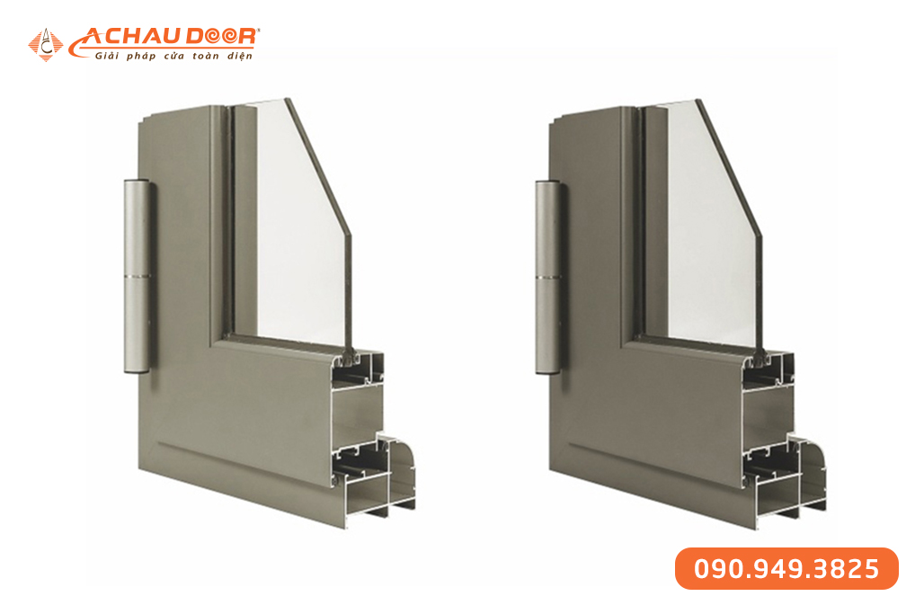 Cửa Đi 1 Cánh Mở Nhôm Maxpro Hệ 83