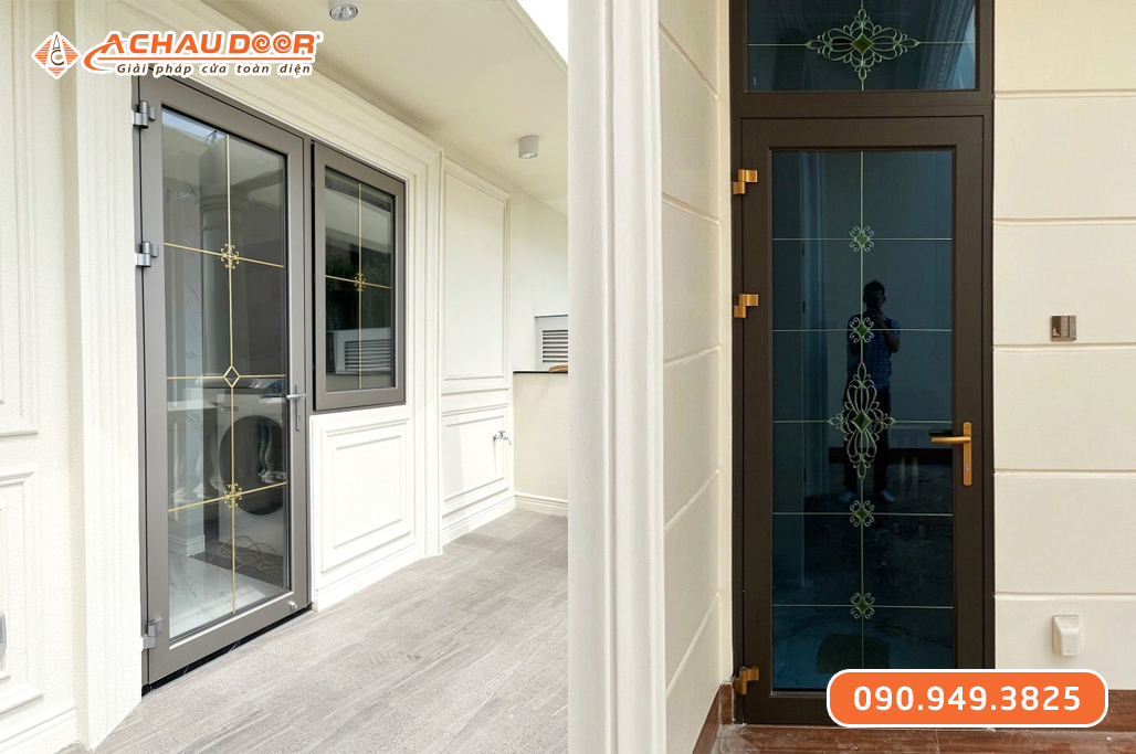 Cửa Đi 1 Cánh Mở Quay Nhôm Maxpro JP Hệ 65