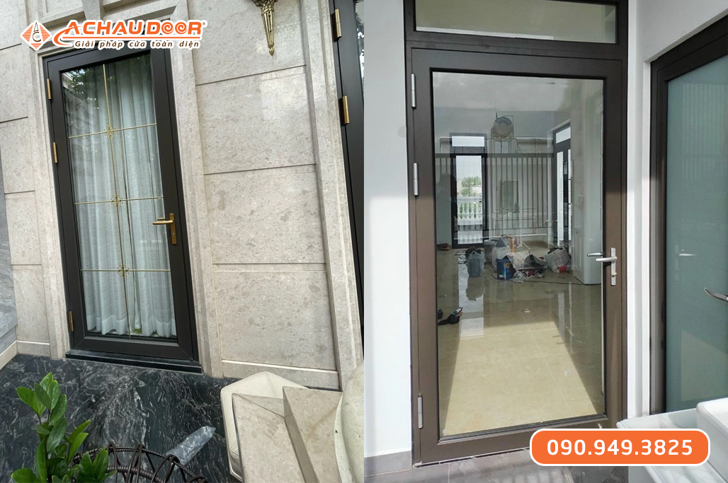 Cửa Đi 1 Cánh Nhôm Maxpro Hệ 55