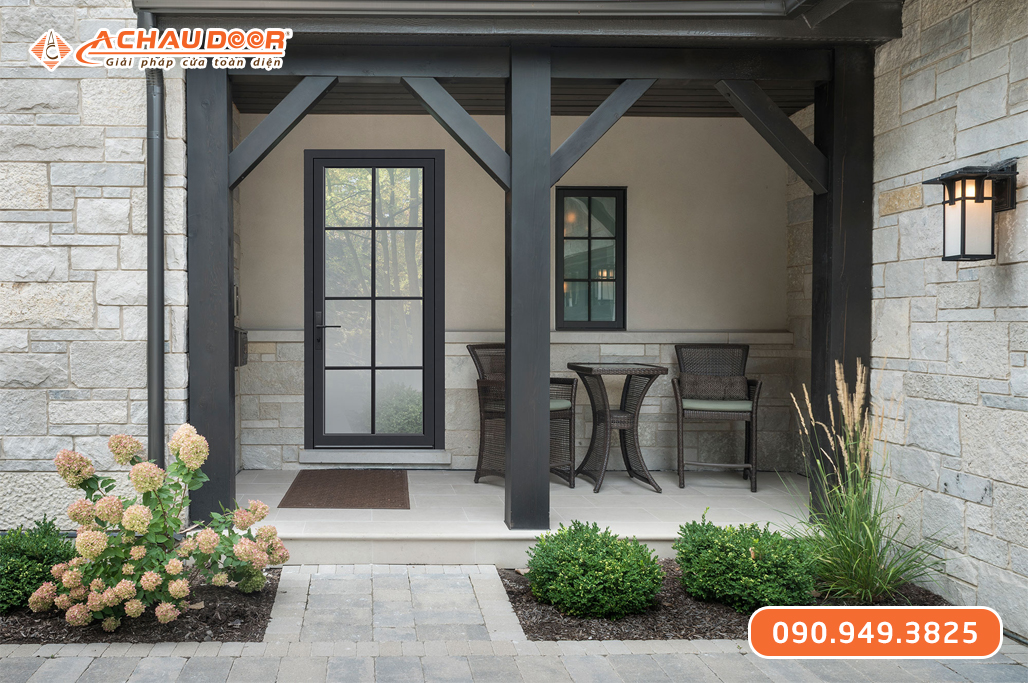 Cửa Đi Mở Quay 1 Cánh Nhôm JMA Hệ 55