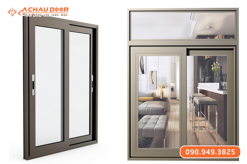 Cửa sổ lùa trượt 2 cánh nhôm JMA hệ 55