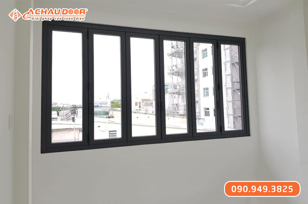 Cửa Sổ Lùa Trượt 6 Cánh Nhôm JMA Hệ 55
