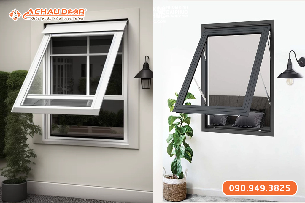 Cửa Sổ Mở Hất Nhôm JMA Hệ 55