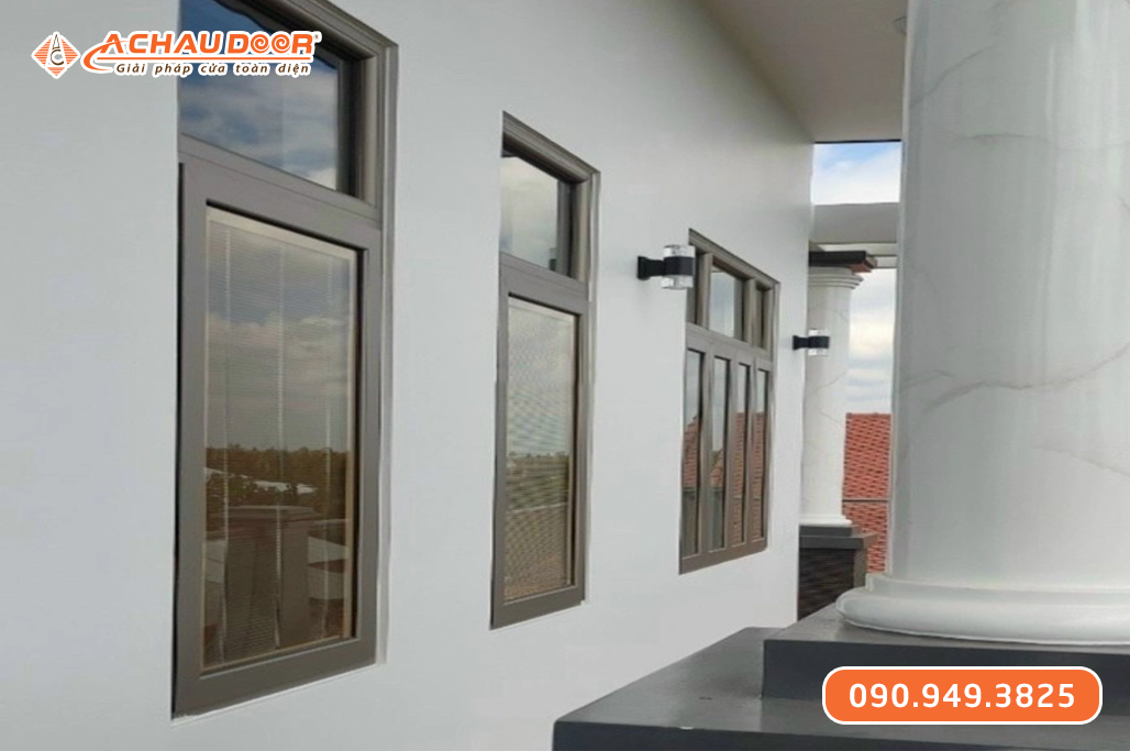 Cửa Sổ Mở Quay 1 Cánh Nhôm JMA Hệ 55