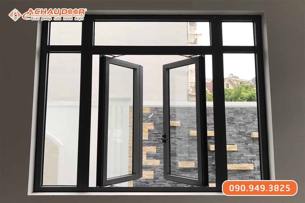 Cửa Sổ Mở Quay 2 Cánh Nhôm JMA Hệ 55