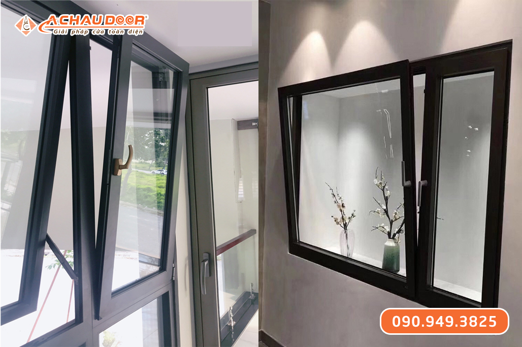 Cửa Sổ Quay Lật 1 Cánh Nhôm JMA Hệ 55