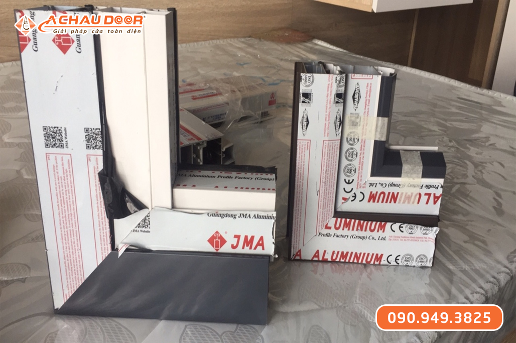 Cửa Sổ Quay Lật 2 Cánh Nhôm JMA Hệ 55