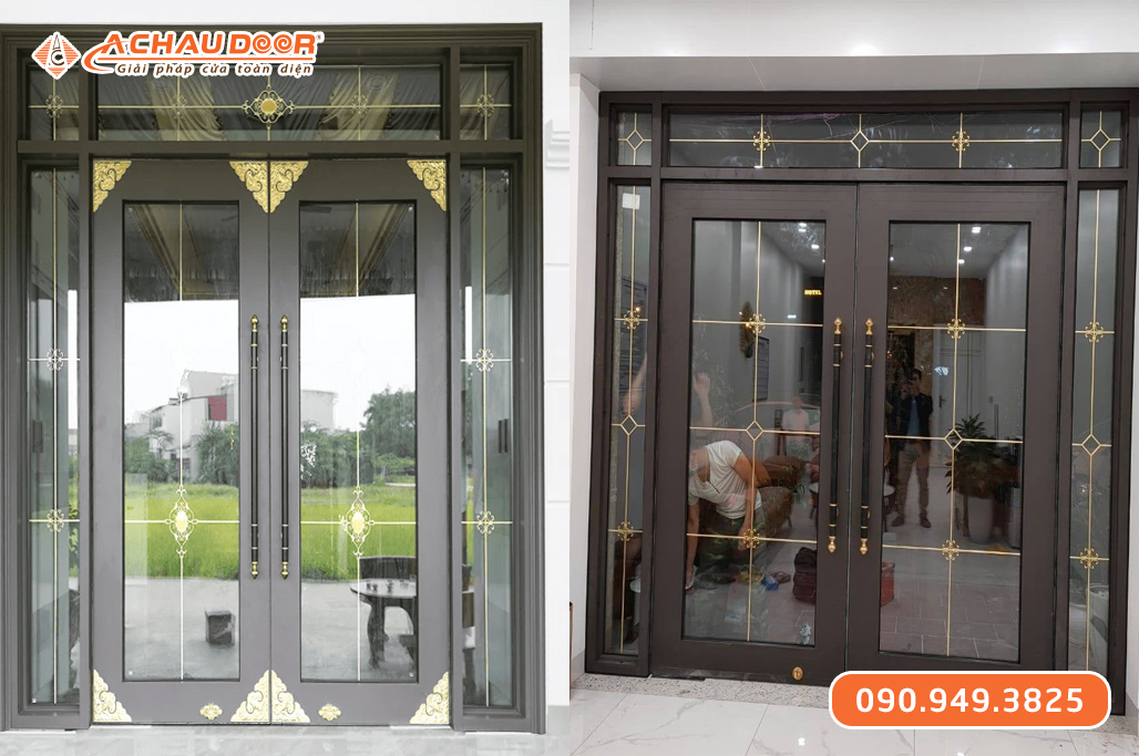 Cửa Nhôm Thủy Lực Owin Khuân Bao Kép