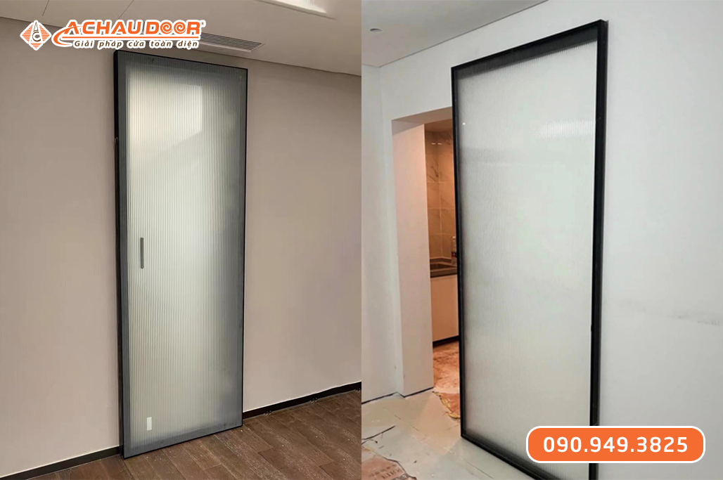 Cửa Lùa Nhôm Slim Không Ray