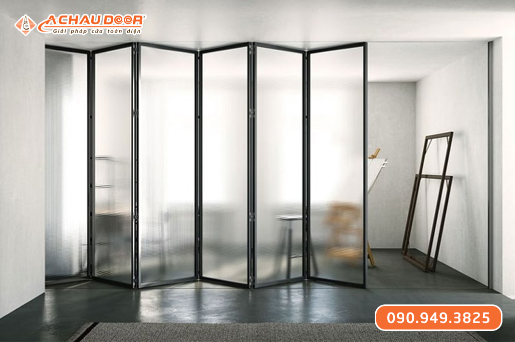 Cửa Xếp Trượt Hệ Slim Siêu Mỏng