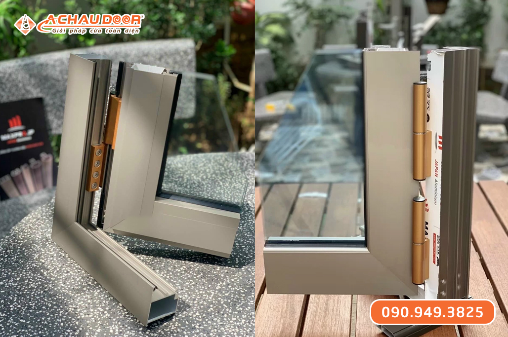 Cửa Đi 1 Cánh Mở Quay Nhôm Maxpro JP Hệ 65