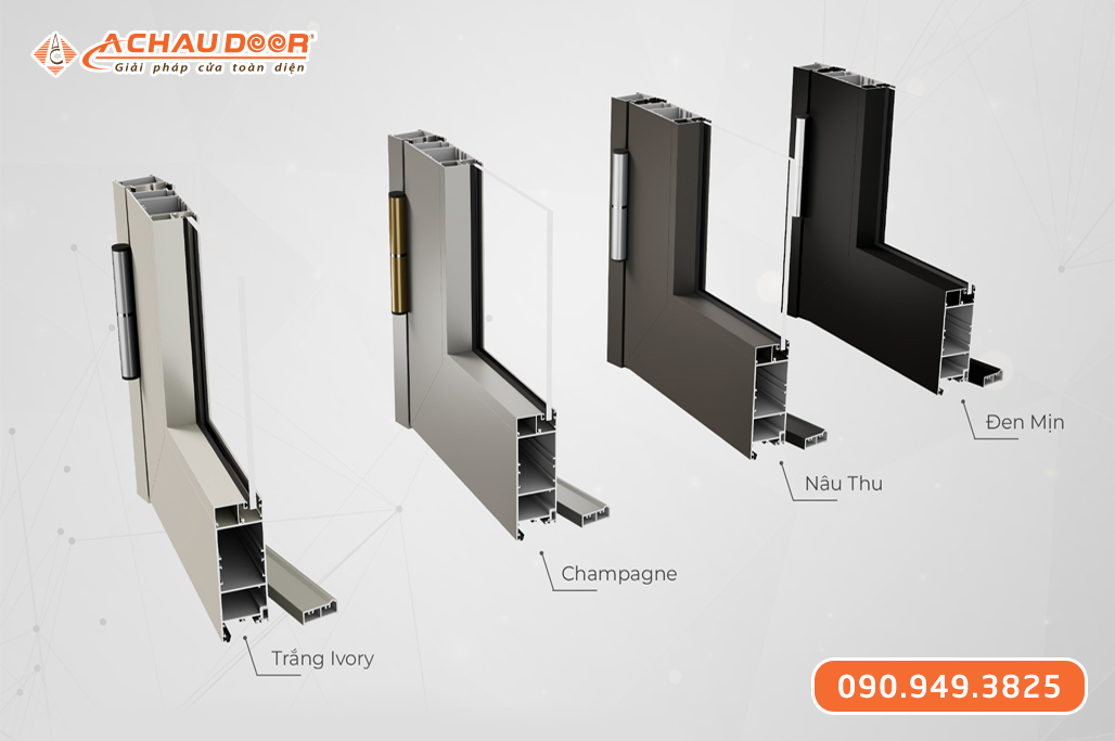 Cửa Đi 1 Cánh Nhôm Maxpro Hệ 55