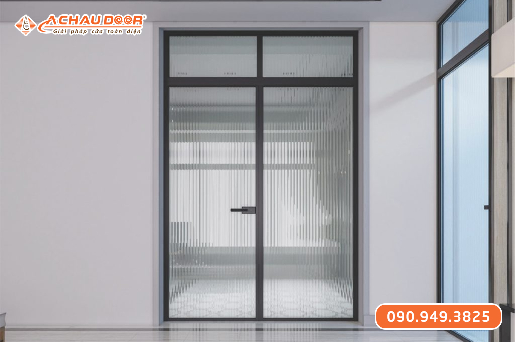 Cửa Nhôm Slim Mở Quay 2 Cánh