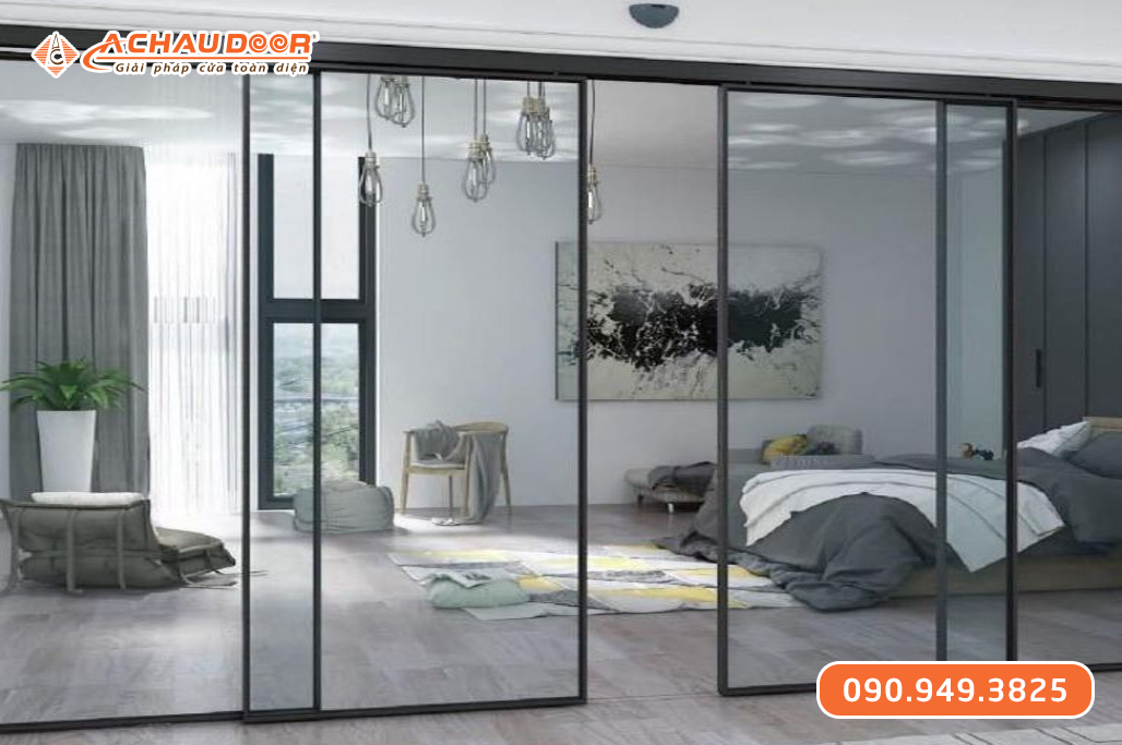 Cửa Nhôm Slim Tự Động