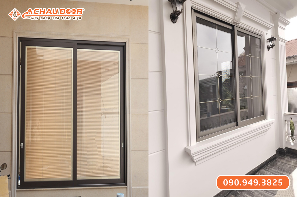 Cửa Sổ Lùa 2 Cánh Nhôm Maxpro Hệ 83