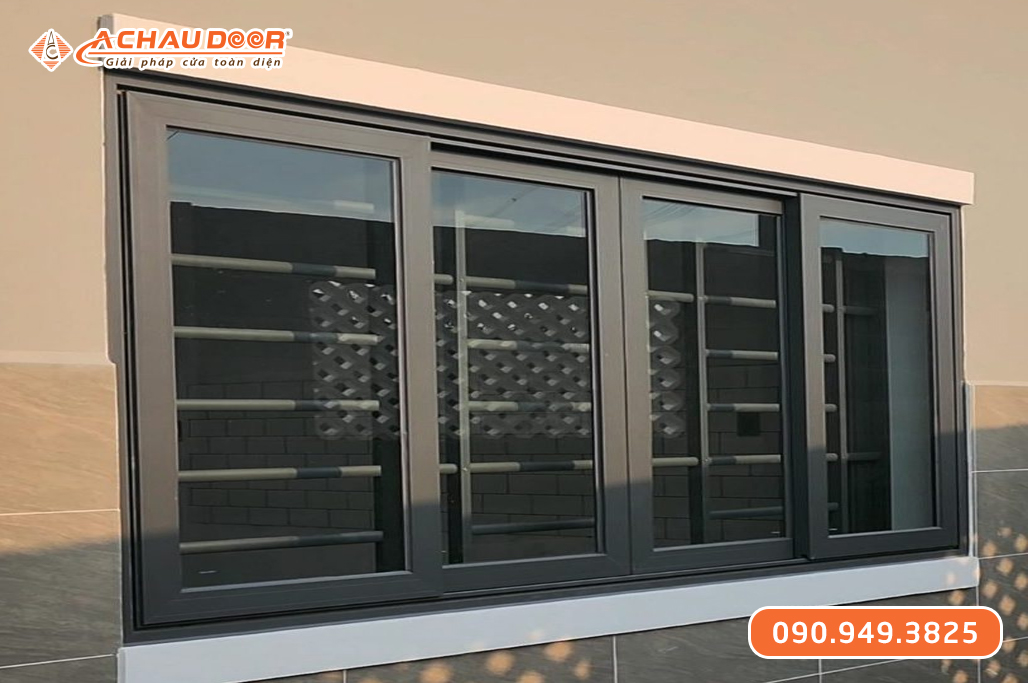 Cửa Sổ Lùa 4 Cánh Nhôm Maxpro Hệ 83