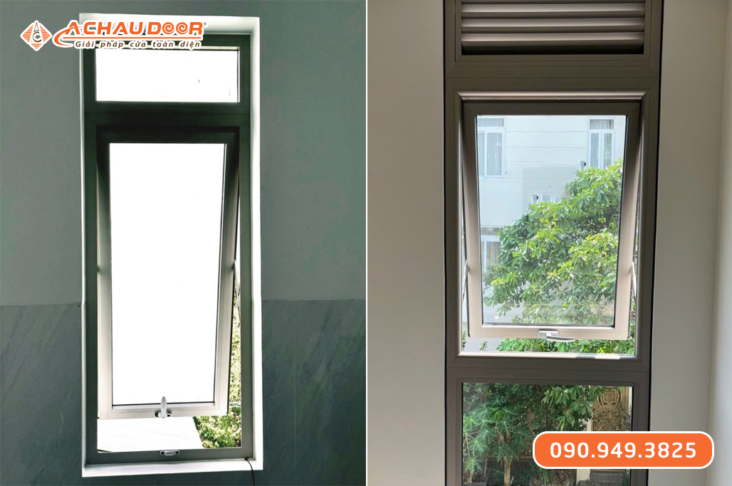 Cửa sổ mở hất nhôm Maxpro hệ 83