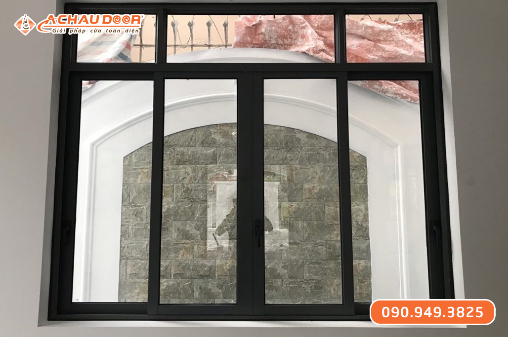 Cửa Sổ Mở Lùa 4 Cánh Nhôm Maxpro Hệ 65