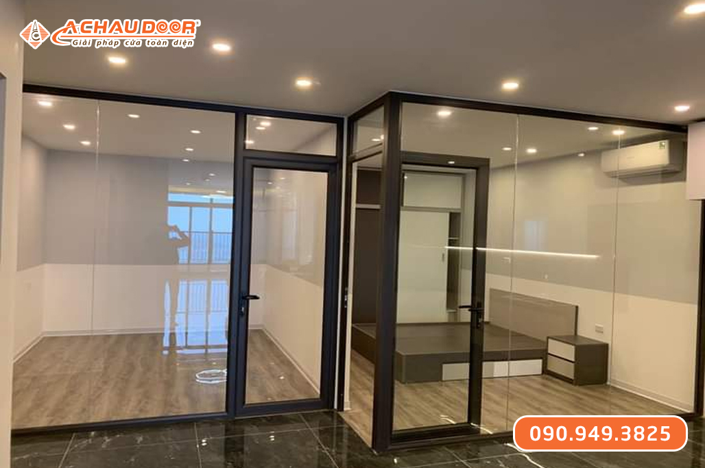 Vách Kính Khung Nhôm Maxpro Hệ 83