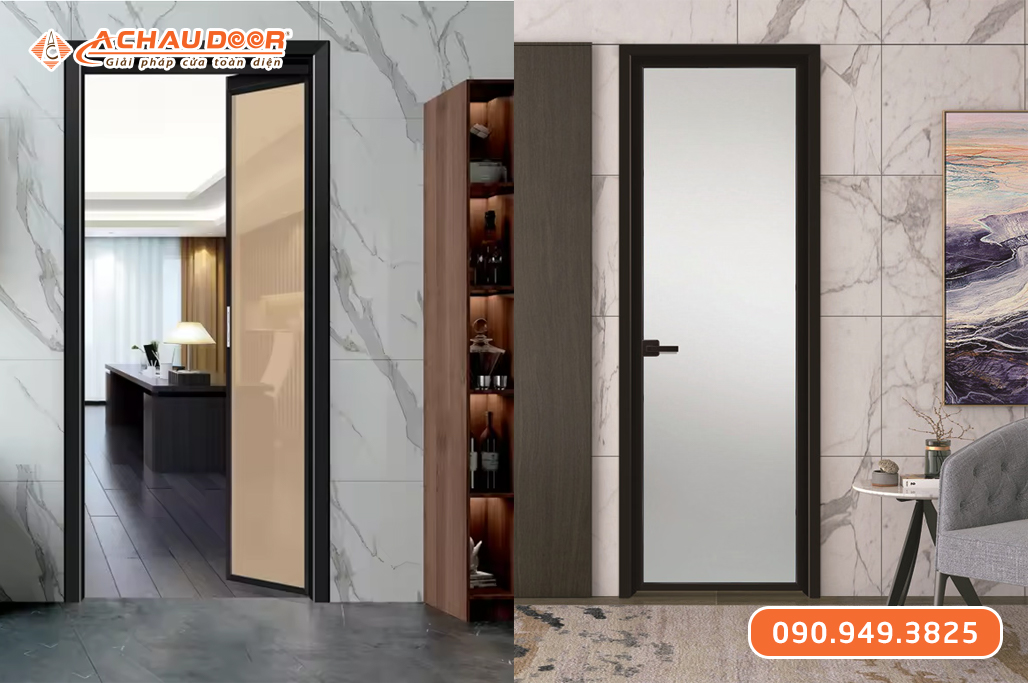 Cửa Đi Mở Quay 1 Cánh Nhôm JMA Hệ 55