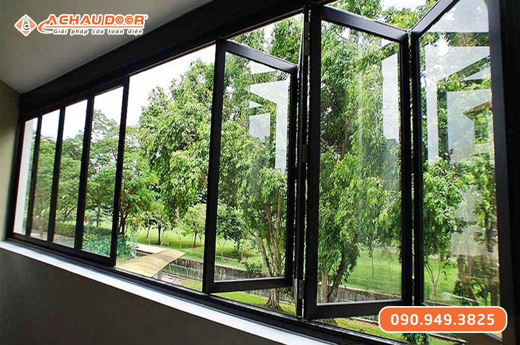 Cửa Sổ Lùa Trượt 6 Cánh Nhôm JMA Hệ 55