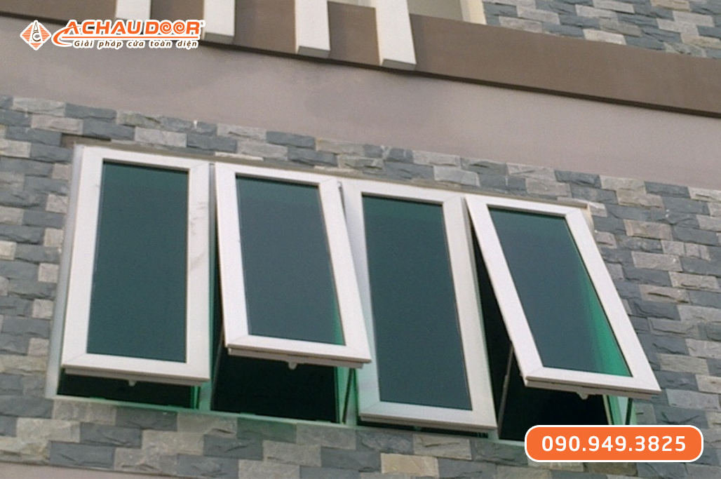 Cửa sổ bật 4 cánh nhôm XingfaWindow