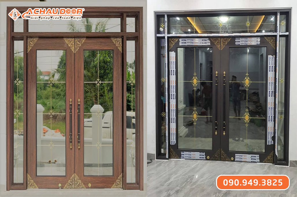 Cửa Nhôm Thuỷ Lực Bản 120