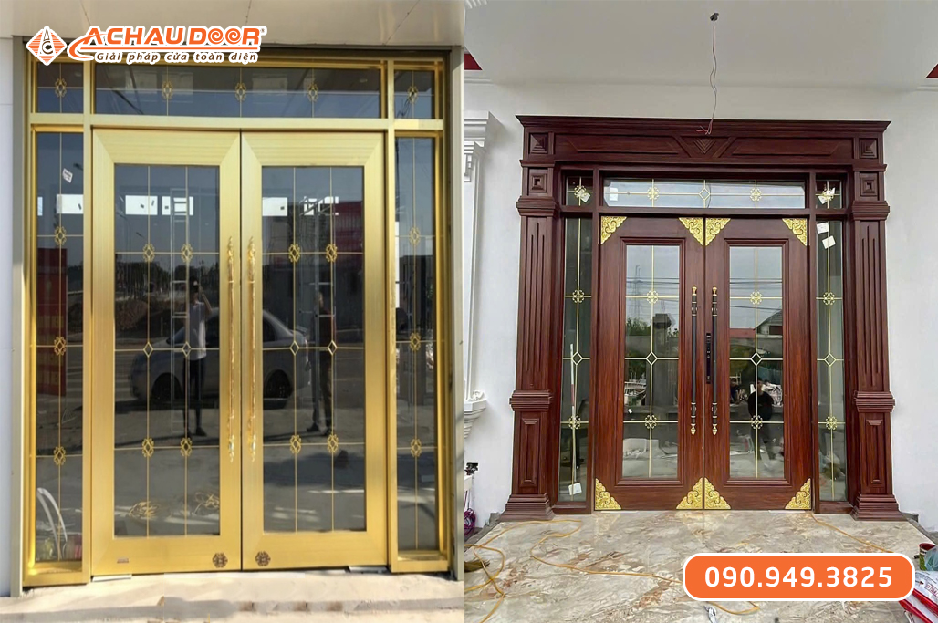 Cửa Nhôm Thủy Lực Bản 180