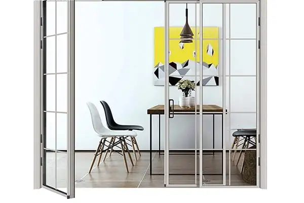 Cửa Nhôm Trượt Quay Slim 4 Cánh