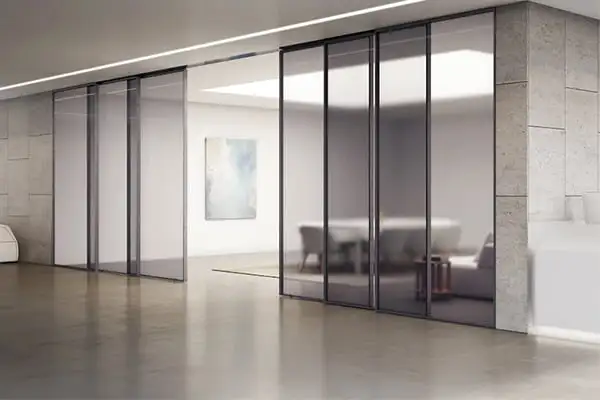 Cửa Nhôm Slim Tự Động