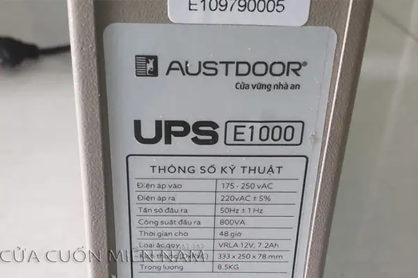 Bình Lưu Điện E1000 Austdoor