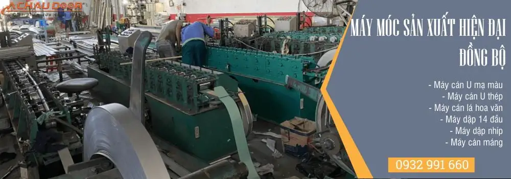 Máy móc sản xuất hiện đại - đồng bộ