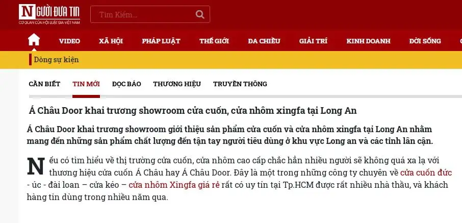 Báo chí nói về chúng tôi