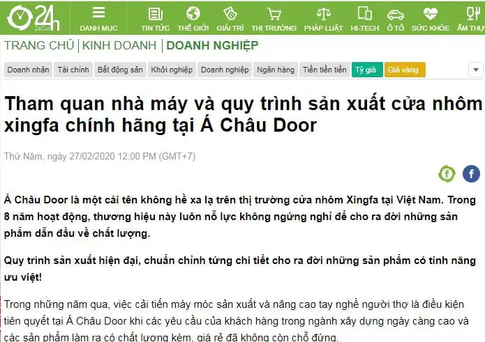 Báo chí nói về chúng tôi