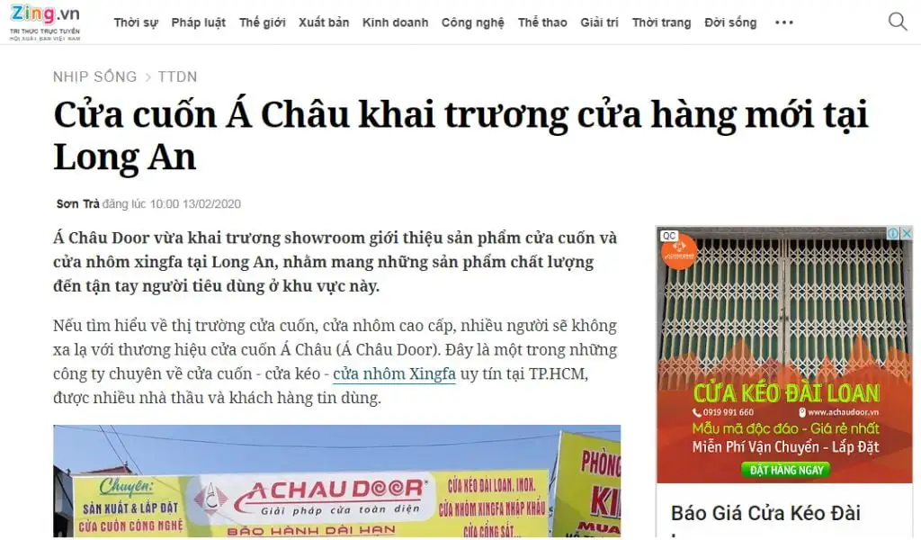 Báo chí nói về chúng tôi