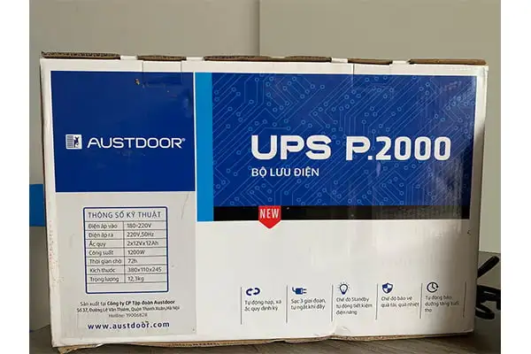 Bình Lưu Điện P2000 Austdoor