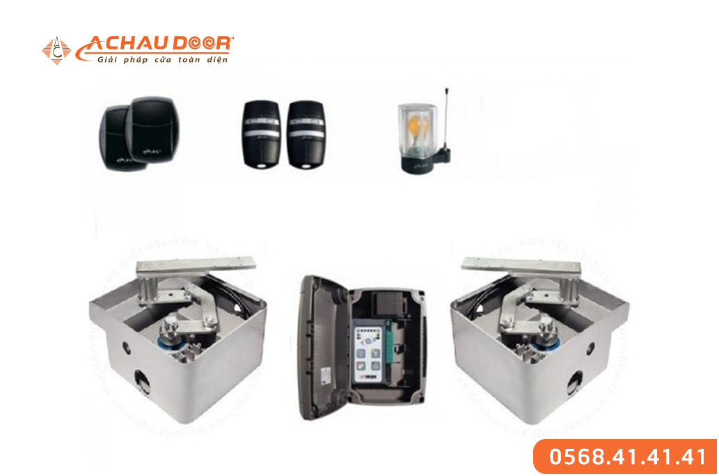 Cổng mở âm sàn Life ER4 230V Uni DL Italia