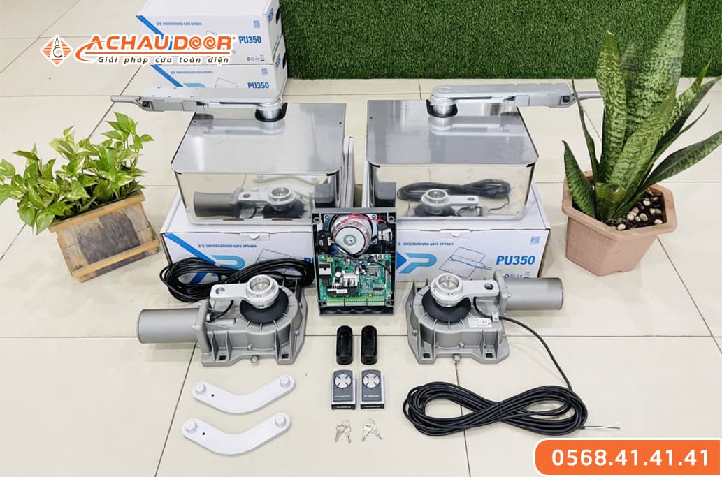 Cổng Tự Động Âm Sàn Powertech PU350