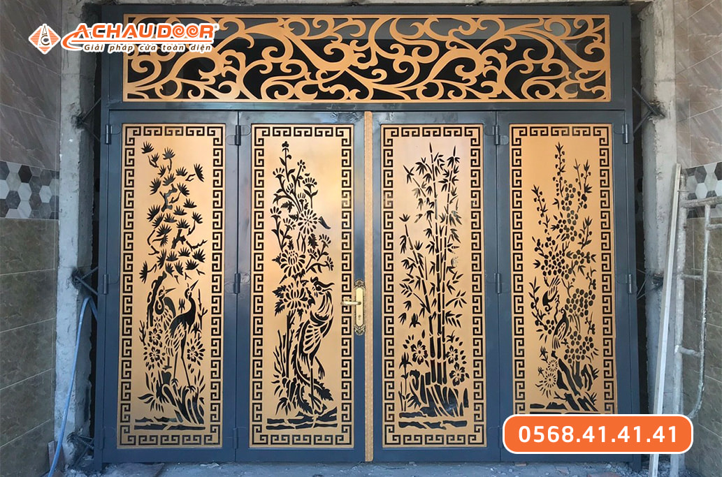 Cổng CNC sang trọng, hiện đại