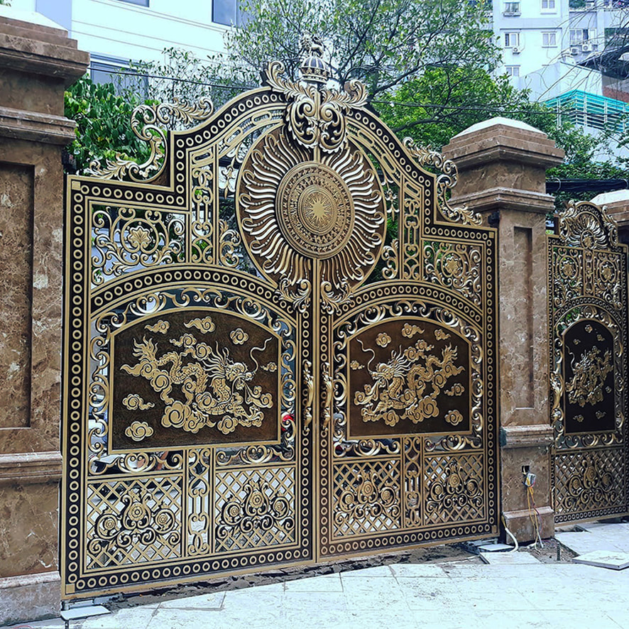 Cổng Nhôm Đúc