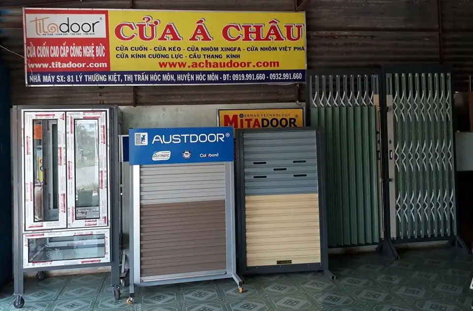Showroom cửa cuốn đài loan, Giá gốc tại nhà máy