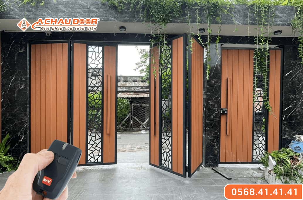 Motor cổng âm sàn