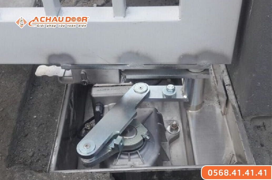 Cấu tạo chi tiết của Motor cổng âm sàn